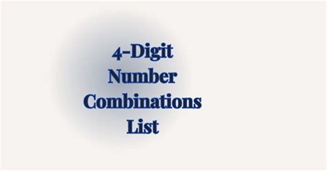 Image result for Random 4 Digit Number