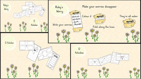 Ruby's Worry Activities | Teaching Resources