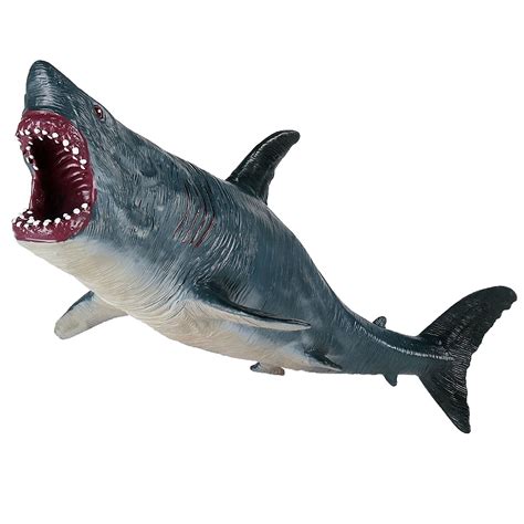 Buy FLORMOON Megalodon Toy - 35cm Large Realistic Hand Painted Huge ...