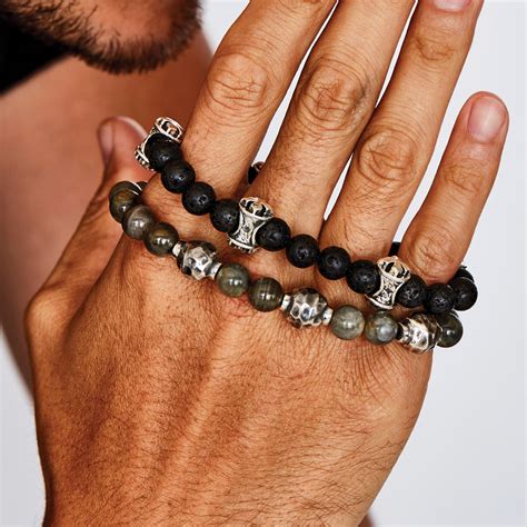 mens beaded bracelets amazon