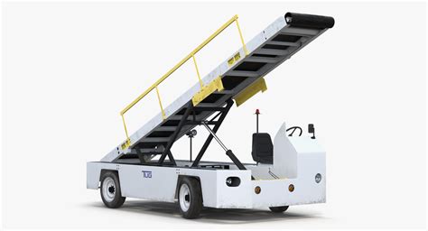 3D Airport Conveyor Belt Loader TUG 660 | 3D Molier International