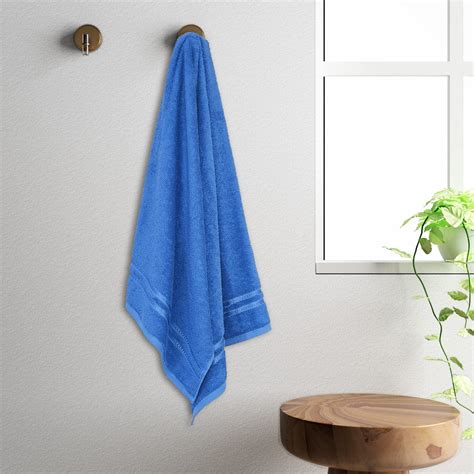 Welspun 100% Cotton Bath Towel Quick Dry HIGH Absorbency Attractive ...