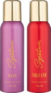 SIGNATURE Golden Teen & Volcano Long Lasting Fragrance (120ML Each ...