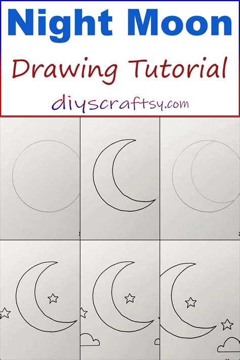 Image result for Moon Drawing Tutorial