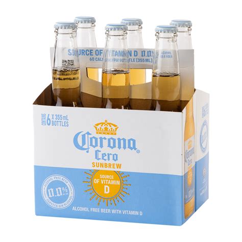 Corona Cero Sunbrew Alcohol Free Beer 6 x 355 ml Bottles | Woolworths.co.za