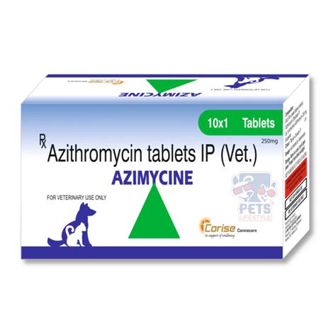 Corise Azimycine 500mg Tablet (Azithromycin) for Dogs and Cats | Supertails