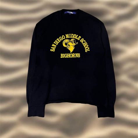 Junya Watanabe AD/2002 San Diego Middle School Knit... - Depop