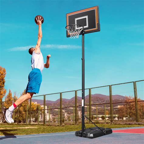Amazon.com : Basketball Hoop Outdoor, 7-10ft Height Adjustable ...