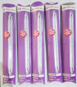 BAJAJ 1000 W Basic Candle R7 Halogen Bulb Price in India - Buy BAJAJ ...