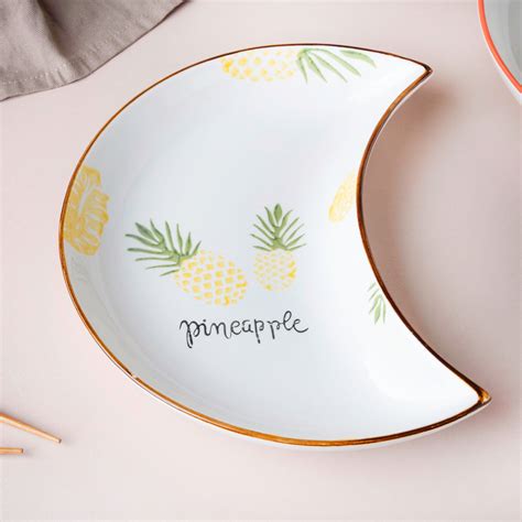 Eclectic Moon Plate Online - Premium Snack Plate | Nestasia