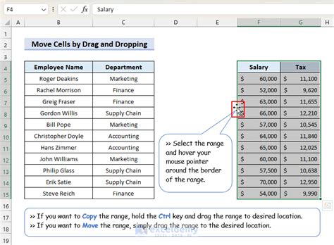Image result for Copy/Paste Excel Move Right
