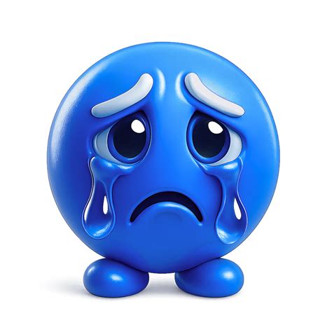 Cry Emoji Multicolor 3D PNG & Text Art Copy and Paste – PNG Emoji
