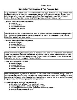 Image result for Informational Text Features Quiz