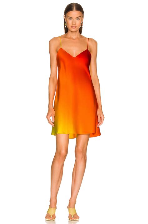 DANNIJO Mini Slip Dress in Tequila Sunrise | REVOLVE