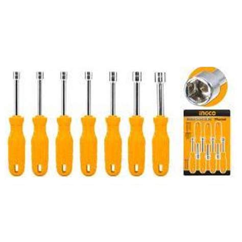 Buy Ingco Nut Screwdriver 7Pcs 185mm HKNSD0701 Online at Bestomart ...