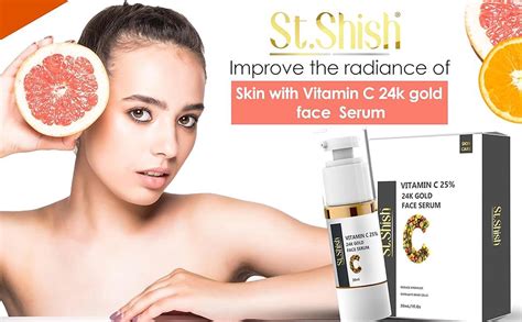 St.Shish Vitamin C 25% 24K Gold Face Serum, 30 ml | Uses, Benefits ...