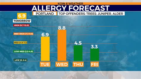 Portland OR weather: Allergy season starts, pollen counts on the rise ...