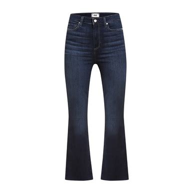 Buy Women Mid-Wash High-Rise Ankle Length Flare Jeans Online at The ...