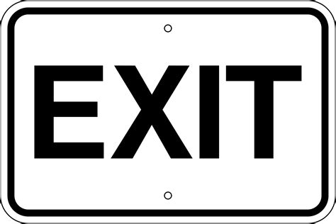Image result for Exit Signs