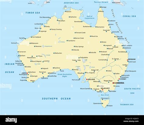 australia city map Stock Vector Image & Art - Alamy