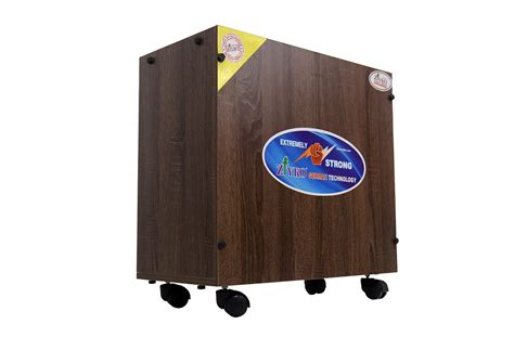 Buy ZIYKO Wooden Battery Trolley with Battery Tray | Inverter Battery ...