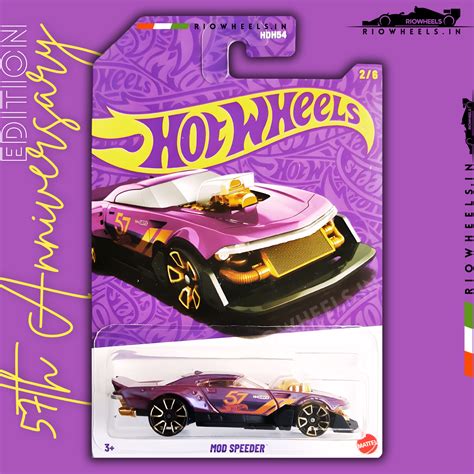 389/- || MOD SPEEDER - 57TH ANNIVERSARY EDITION - HOT WHEELS – RIOWHEELS