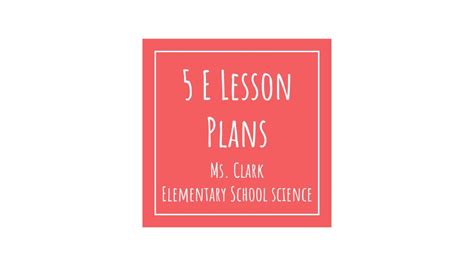 Image result for 5E Lessons