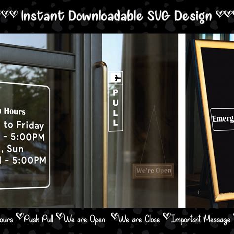 Buy Push Pull Signs Online In India - Etsy India