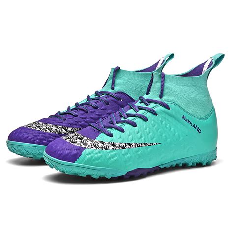 Men Soccer Cleats High-Top Football Boots Outdoor | Ubuy India