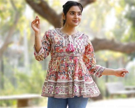 Short Kurti Designs Perfect for Pairing with Jeans
