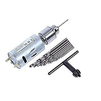 Diy Crafts 8429 Electric Motor Small Pcb Hand Drill Press Twist Bits ...