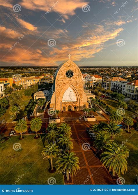 Ave Maria Church stock photo. Image of parish, sunny - 272026130