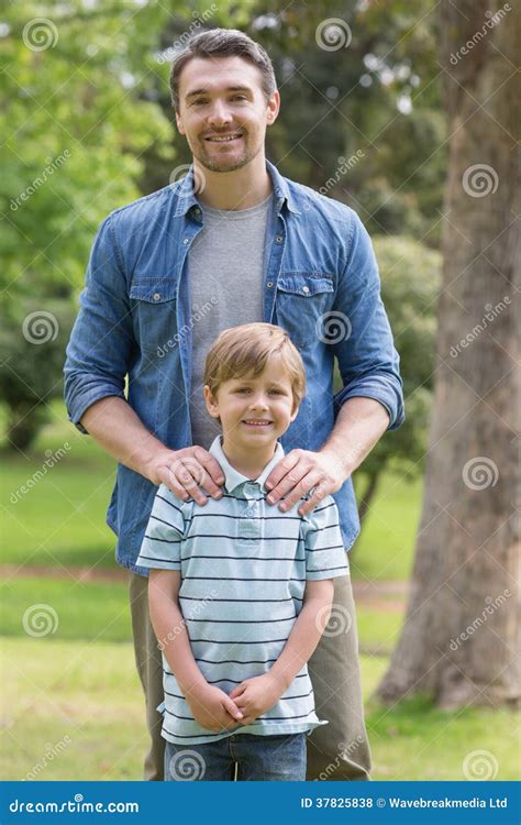 Smiling Father Talking To Son Sitting On Stock Footage SBV-315381091 ...