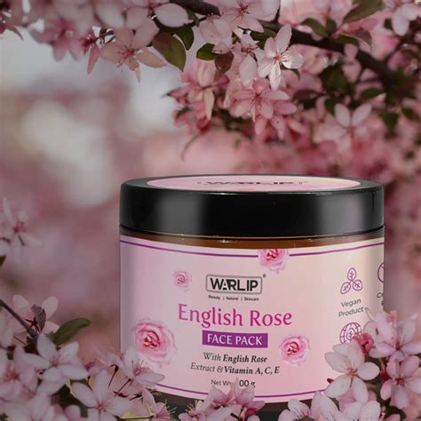 Warlip Advanced English Rose FacePack With Natural Source Ingredients ...