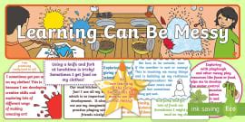Learning Can Be Messy Display Poster