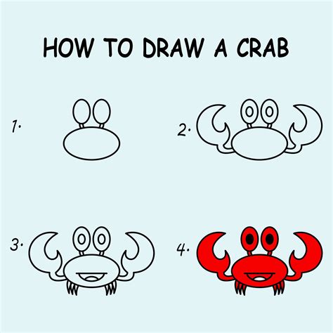 How To Draw A Crab Step By Step at Jonathan Landseer blog