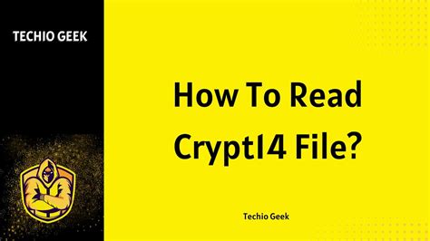 How to Read Crypt14 File 的图像结果