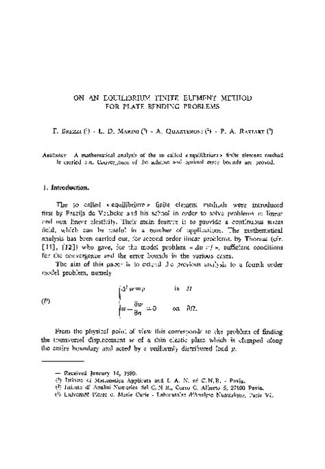 Finite-Element Method of a Plate Bending 的图像结果
