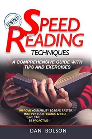 Buy Speed Reading Techniques: A Comprehensive Guide With Tips and ...