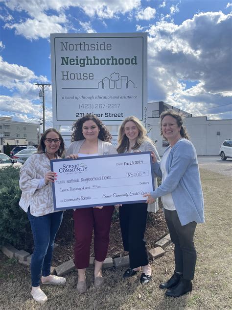 Thank you Scenic Community Credit Union for your support of our work ...