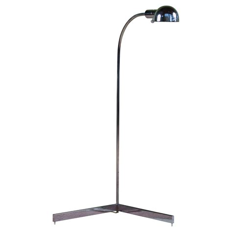 Cedric Hartman 2H Stainless Steel Pharmacy Floor Lamp For Sale at 1stDibs