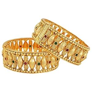 Buy Mansiyaorange Peacock Theme Two Broad Anti clockwise Screw Opnable ...