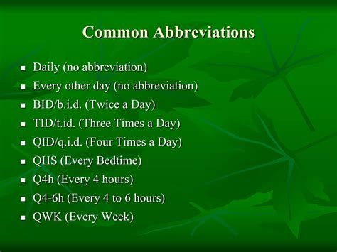 rational prescribing & prescription writing | PPTX - Qhs Medical Abbreviation