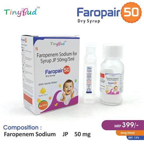 faropair 50 Dry Syrup Faropenem 50mg Dry Syrup