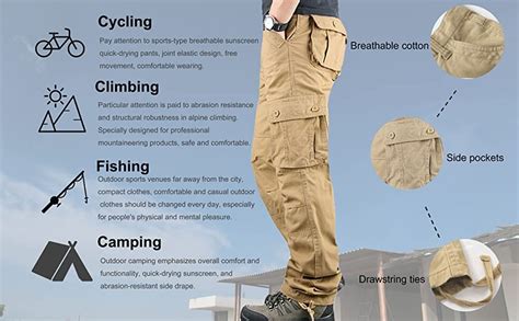 100 cotton cargo trousers sales