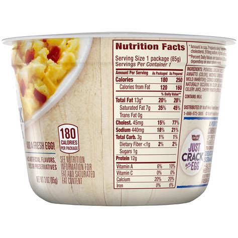 Dehydrated Eggs Nutrition Facts at Maddison Rosenthal blog