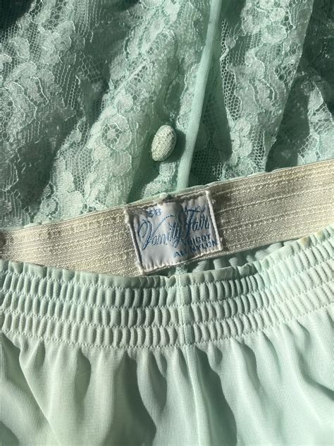 1960s Mint Green Pajama Set by Vanity Fair Size 38 - Etsy