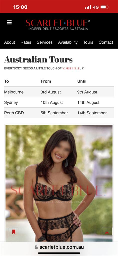 Singapore private escorts - Scarlet Blue.