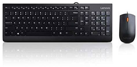 Lenovo KB MICE_BO Wired Combo 300 Wired USB Laptop Keyboard - Lenovo ...