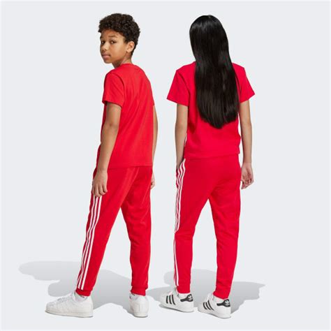 adidas Adicolor SST Track Pants Kids - Red | adidas India